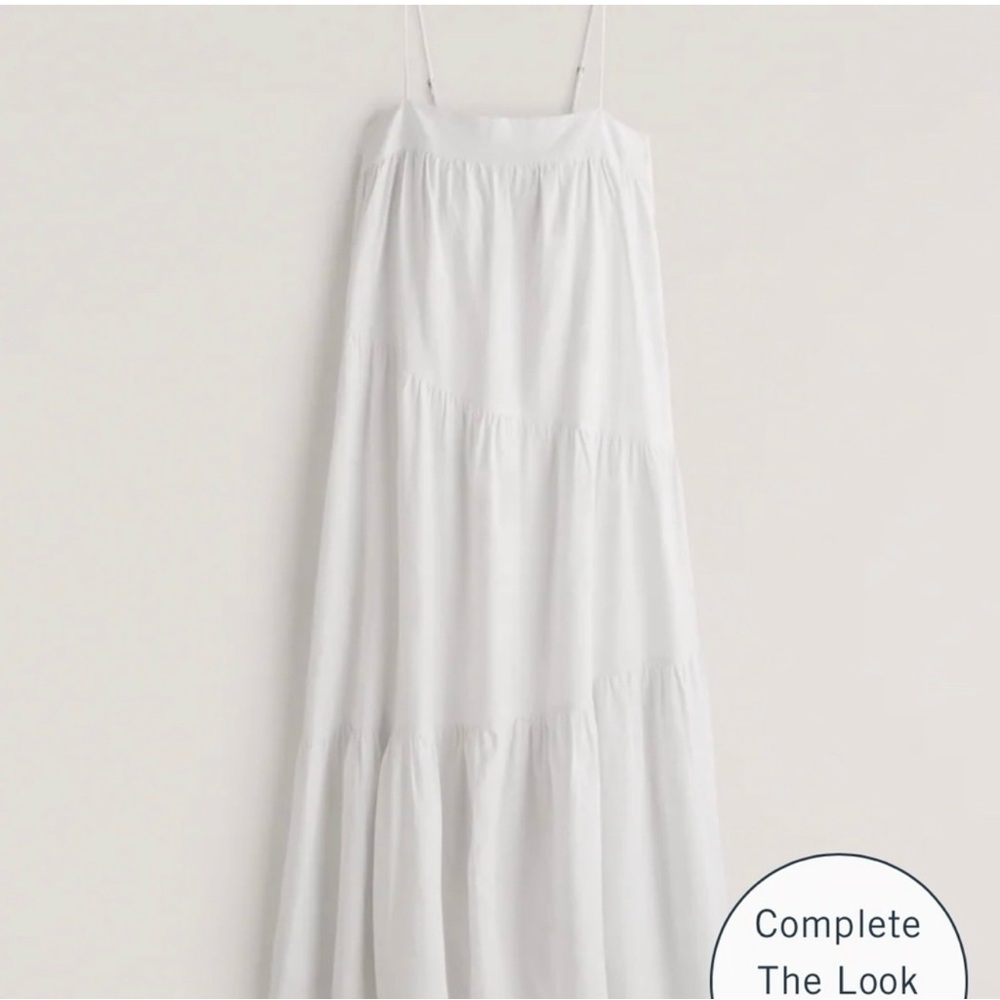 Abercrombie White Maxi Dress